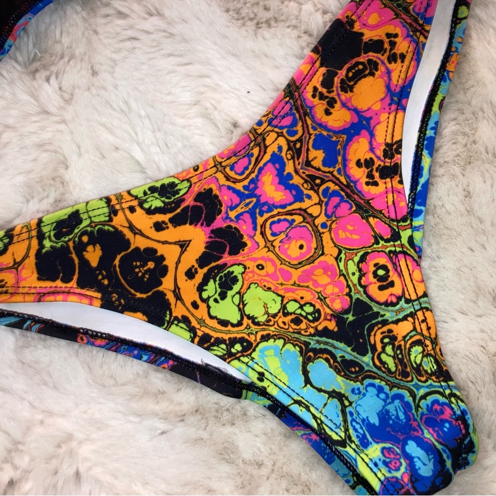 SOLD on Depop - Freedom Ravewear Lucidity Brazilian Bikini Bottoms